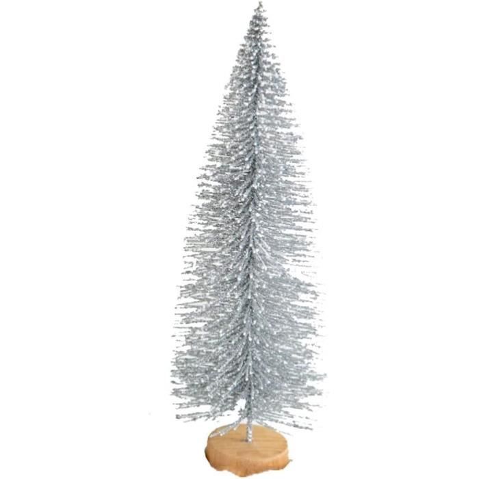Mini Sapin De Noël En Bois – Décoration De Table, Bureau, Déco Festive 20 Cm - 8