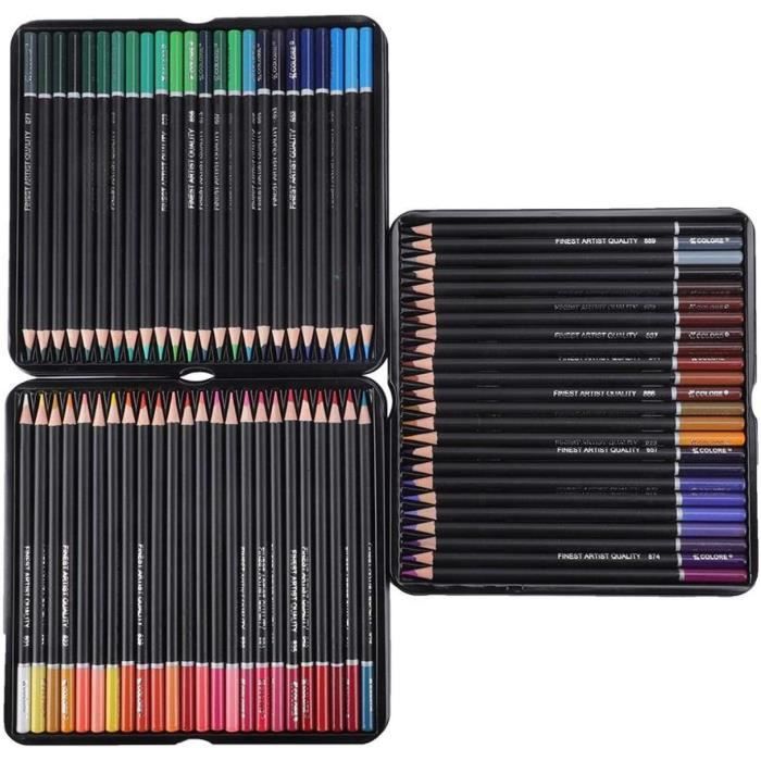 72 Crayons De Couleur Ensemble Art Coloriage Dessin Crayons Crayons ...