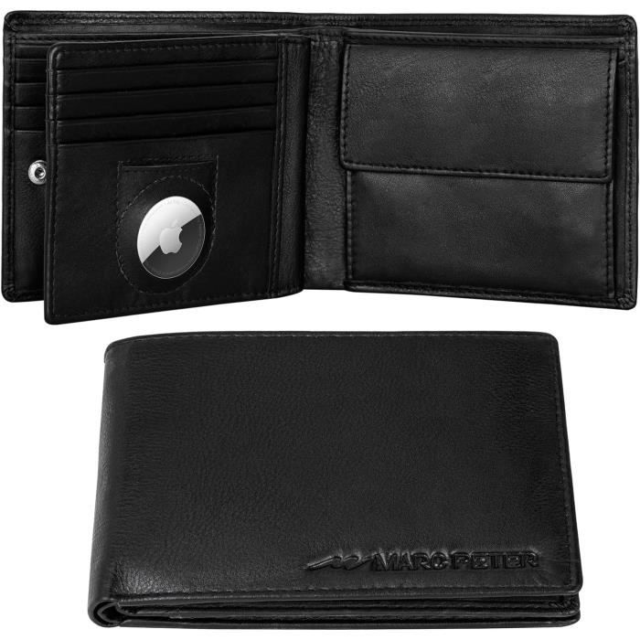 Portefeuille Homme Frédéric Johns En Cuir Véritable - Grand Format, Protection RFID, élégant
