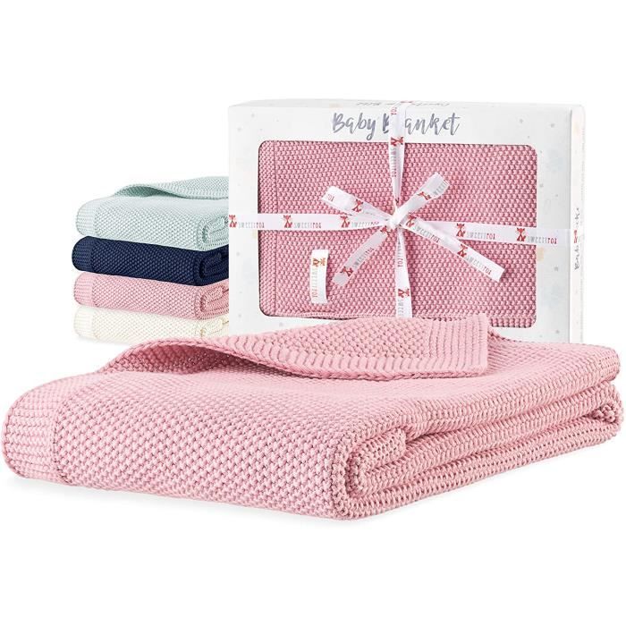 Sweety Fox Couverture Bebe 80 X 100 Cm Coton 100 Biologique Certifie Gots Et Oeko Tex Rose Disponible En 4 Coloris Achat Vente Piece Detachee Literie Sweety Fox Couverture Beb Cdiscount