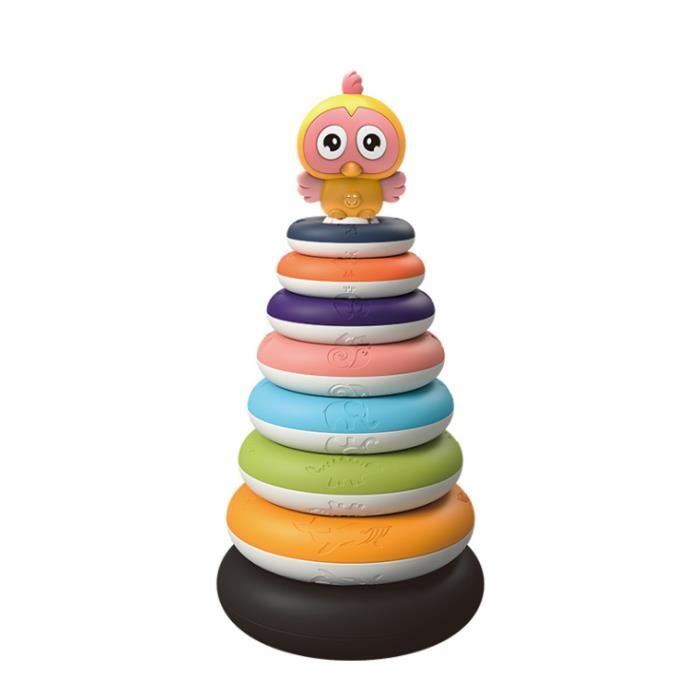 Jenga En Abs Avec Un Chouette Amusant Jouets Bebe 1 3 Ans Enfants Jouet Educatifs 8 Couches Cdiscount Jeux Jouets