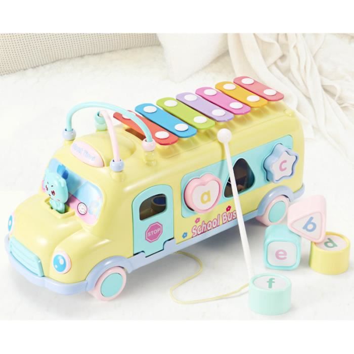 Jouets Pour Bebes 0 1 2 Ans Musique De Puzzle Male Huit Mois Musique De Percussion Bebe Jaune Achat Vente Table Jouet D Activite Cdiscount