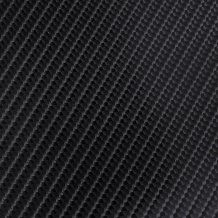 5,22€/ M² Film de Carbone 3D Structure Noir 152 X 200 cm Adhésif Mat Eclat
