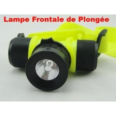 Lampe Frontale Plongée WINDFIRE 100 000 Lumens – étanche 200 M, Avec Batterie 18650, 3 Modes, Idéale Pour Snorkeling Et Chasse Sous-marine
