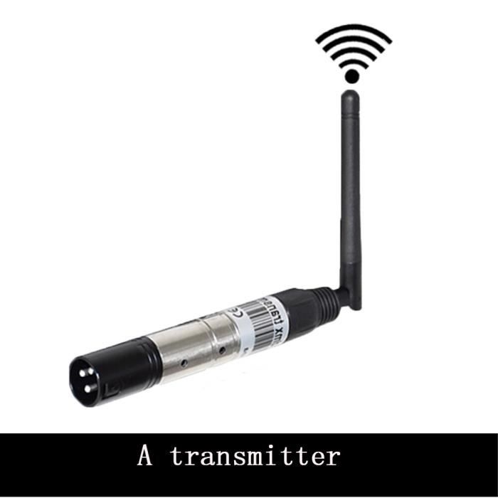 DMX512 Émetteur + 8 Récepteurs Sans Fil 2.4G – Portée 400m, Idéal Pour Scène, DJ, Bar, Mariage Et Effets Lumineux
