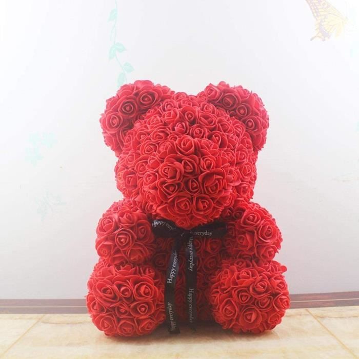 Artificial Rose Teddy Bear, Toys 