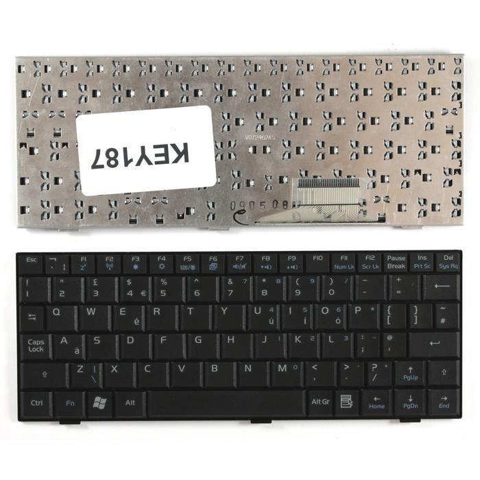 Asus Eee Pc 701sd Noir Layout Royaume Uni Clavier Pour Ordinateur Portable Pc De Remplacement Cdiscount Informatique