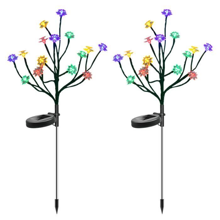 Lumière de jardin solaire - ZGEER - Lanterne 16LED - Énergie solaire - Plastique - Design contemporain
