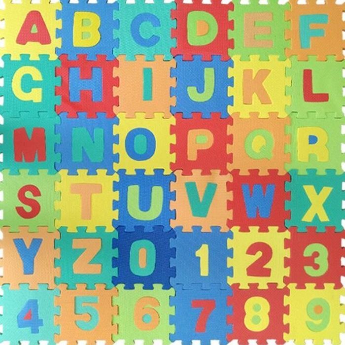 36 Pieces Puzzle Tapis Mousse Bebe Non Toxiques Alphabets Chiffres Tapis De Puzzles Pour Enfants 14 14cm Pcs Cdiscount Puericulture Eveil Bebe