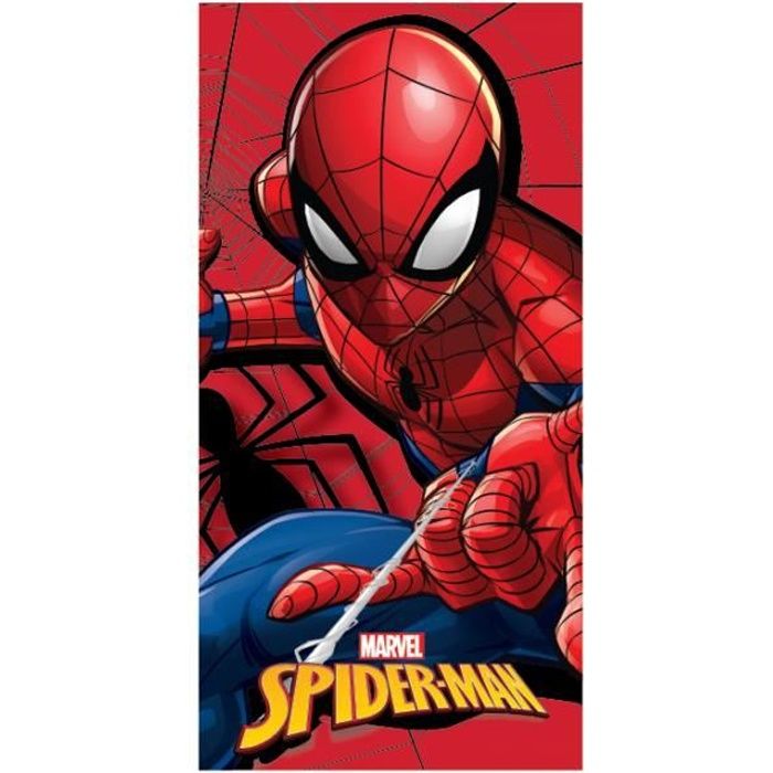 Serviette de Plage Spiderman Drap de plage Spiderman Disney 