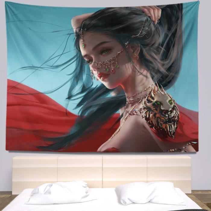 Poster Mural Géant En Tissu Polyester - Lapin Animé XXL, Design Rétro, Pour Toutes Les Pièces