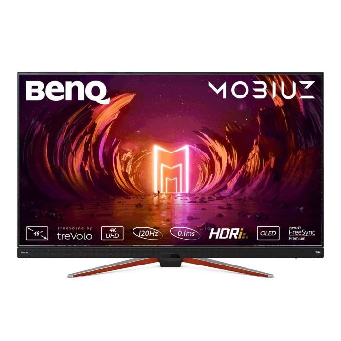 BenQ 48' OLED - MOBIUZ EX480UZ - 3840 x 2160 pixels - 1 ms (MPRT) - 16/9 - Dalle OLED - HDR10 - 120 Hz - FreeSync Premium - DisplayP