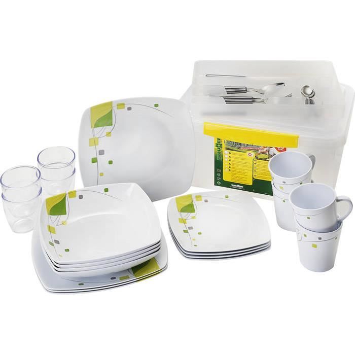 Set complet de vaisselle Brunner All Inclusive Spring Cdiscount Sport