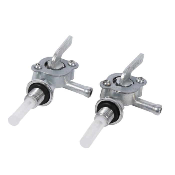 Robinet à Essence En Ligne 8mm Pour Moto - Interrupteur Marche/arrêt En Aluminium, Pour Dirt Bike, ATV, Quad