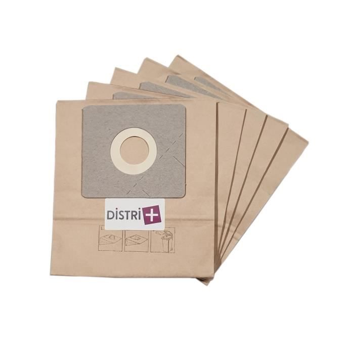 Sac aspirateur - GLENAN - Compatible NILFISK COUPE NEO FORCE GO ONE - 5 sacs papier - Mixte - Sac filtrant - Glenan