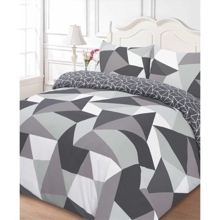 Dreamscene polycoton avec housse de couette taie d ...