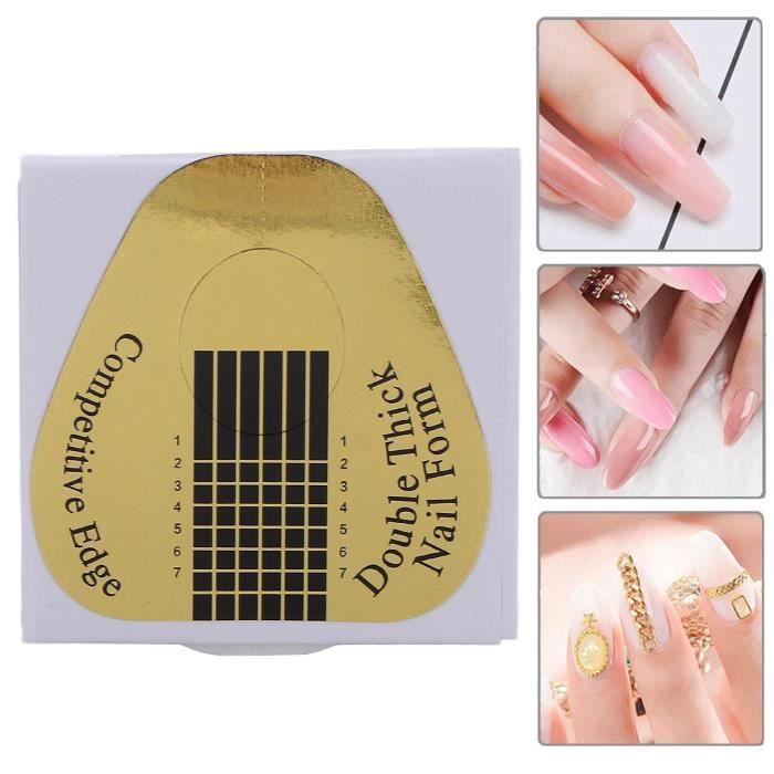 OLL® Drfeify forme de conseils d'extension d'ongle 100 pcs Nail Form