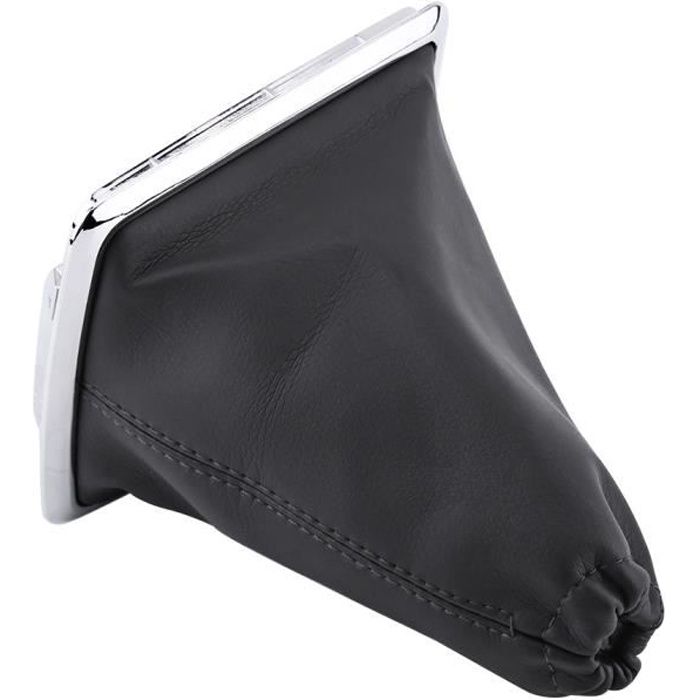 Couvercle En Cuir PU Pour Pommeau De Levier De Vitesse - Universel Et Anti-Poussière | Design Noir Et Rouge