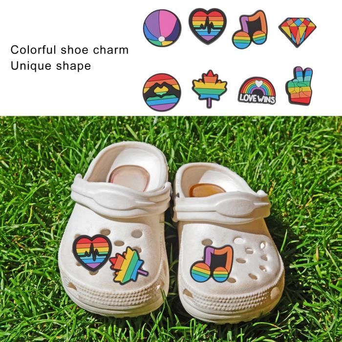 24 Boucles Chaussures Trèfle 4 Feuilles | Décorations Lacets Alliage Argenté | Accessoires Baskets DIY - 9