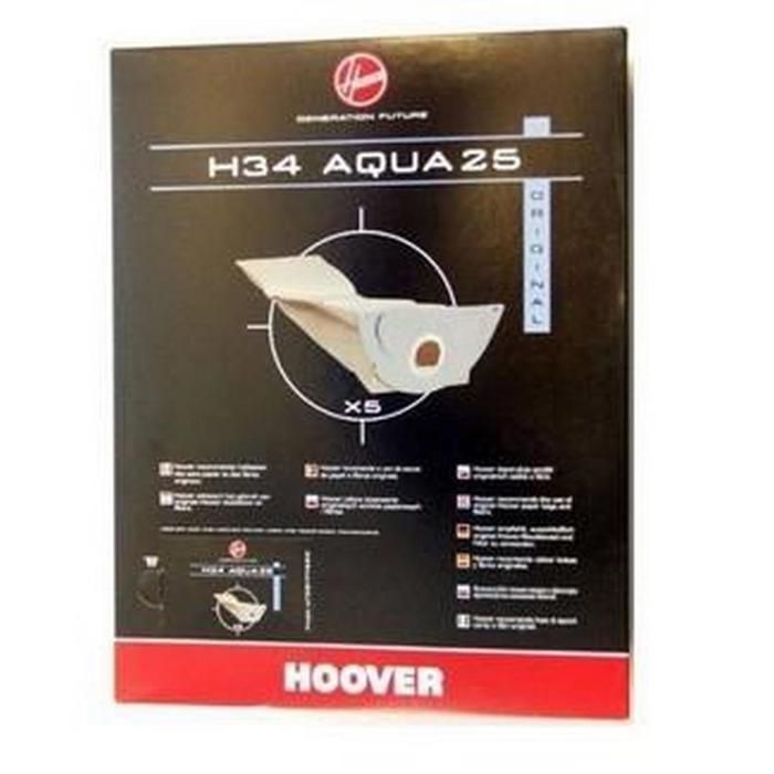 Sacs aspirateur H34 - HOOVER - 09177650 - Avec sac/sans sac - Mixte - Hoover