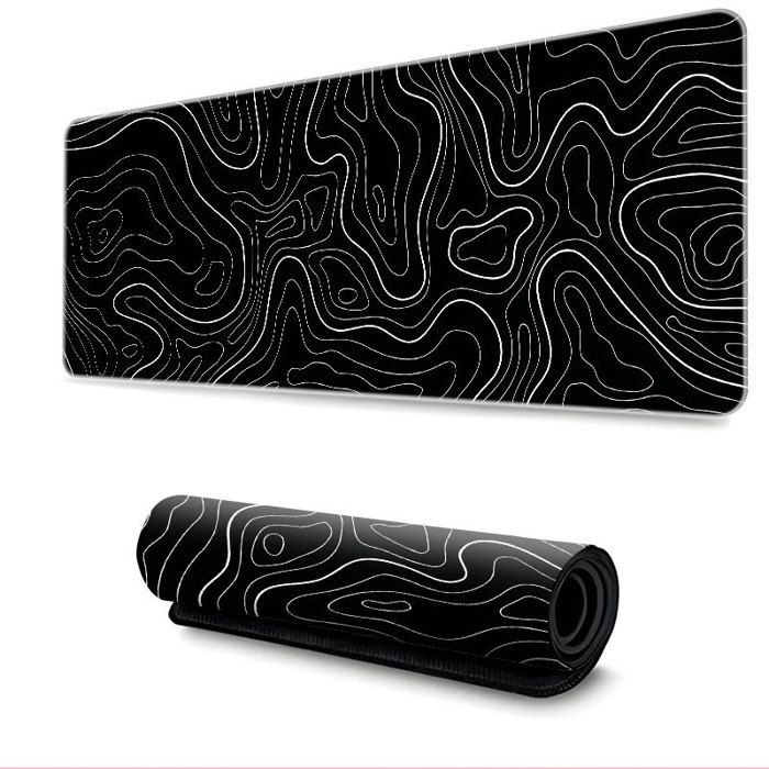 INF Sous-main - Grand tapis de souris Le noir S