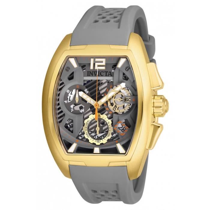 Visiter la boutique InvictaInvicta S1 Rally montre à quartz pour homme avec affichage chronographe et bracelet en acier inoxydable Argenté 