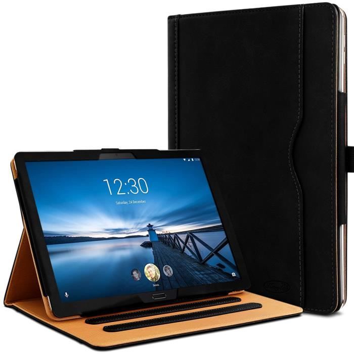 Étui Housse de Protection Support Noir pour Tablette Lenovo Tab M10 HD 10,1  Pouces - Cdiscount Informatique