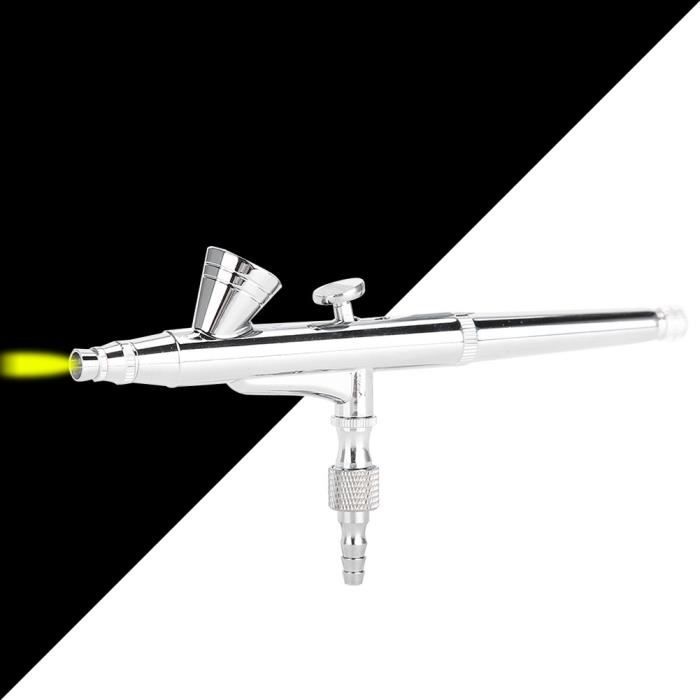 Aérographe Professionnel à Double Action Et Alimentation Par Gravité Fengda - Avec Buses Interchangeables 0,2 / 0,3 / 0,5 Mm (modèle BD-207K)