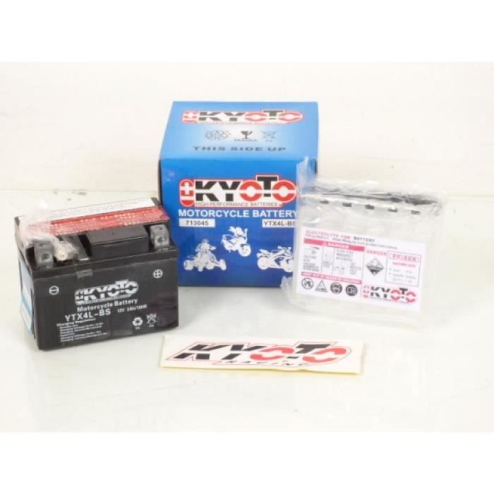 Batteria Per Moto Kyoto – Compatibile Honda CBR 600 RR 2003-2016, GTZ10S-BS, 12V 8.6Ah