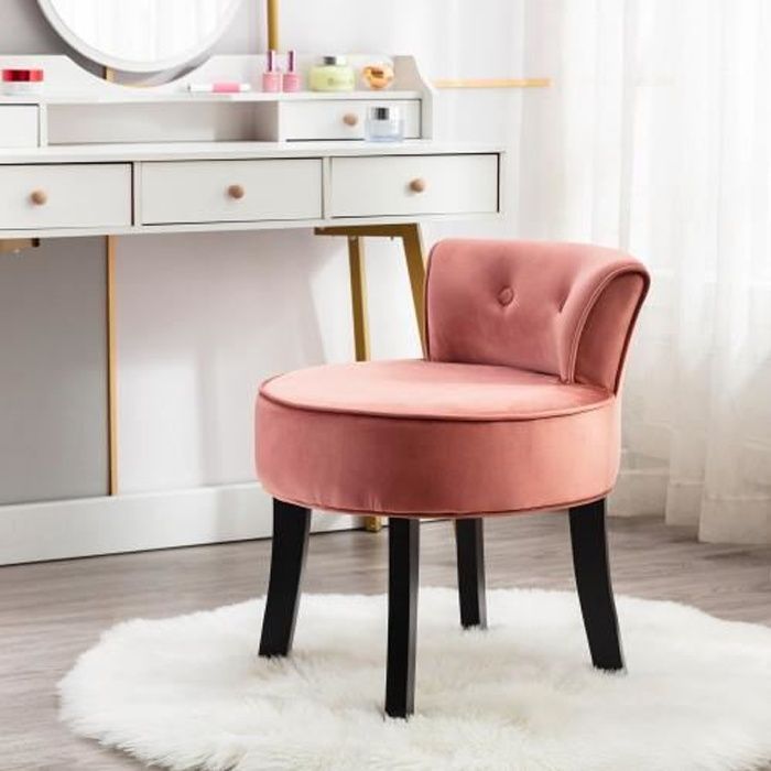 Chaise Coiffeuse Chambre en Velours Chaise de Salle à Manger Chaise de