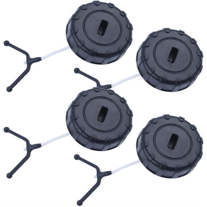 2 Bouchons De Réservoir HENGBIRD Pour Tronçonneuse STIHL MS170 MS180 - Noir - Numéro 1130 350 0500