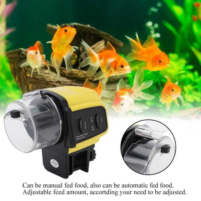 Comparer les prix de Minifinker Aquarium Distributeur Automatique de Nourriture pour Poissons minuterie