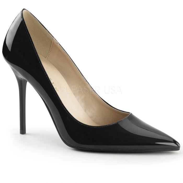 escarpin noir brillant
