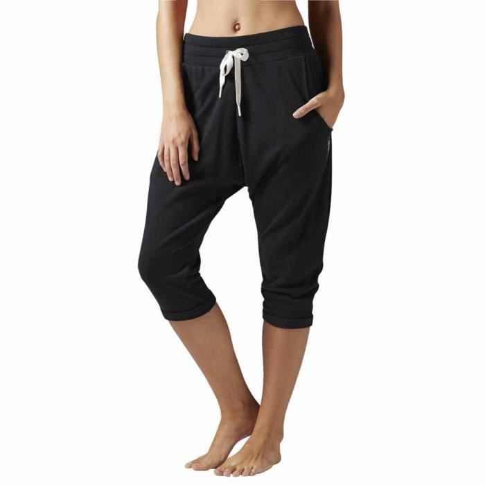 pantalon reebok femme jaune
