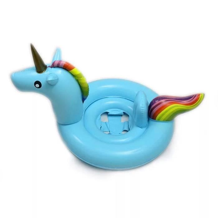 LEISEI - Bouée Licorne Gonflable - Flotteur Gonflable Piscine - Accessoire Piscine Jouet Gonflable Avec Valves Rapides 34538 B