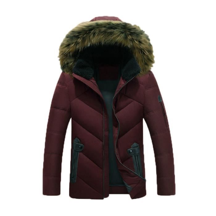 Doudoune fourrure homme clearance cdiscount
