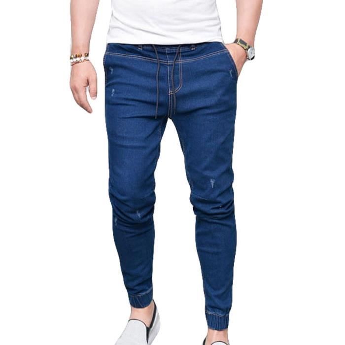 Jeans Grande Taille Homme 8XL Coton Décontracté Rétro Quotidien - Modèle Confortable