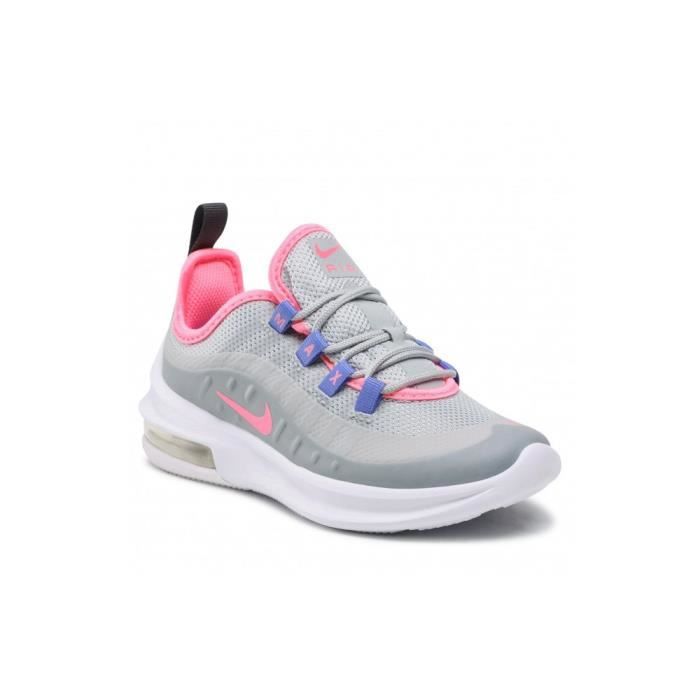 Chaussures Nike Air Max Axis AH5224015 - Mixte - Gris - Enfant - Plat - Lacets