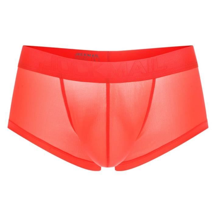 Slip Homme Transparent Ultra Fin En Soie Glacée - 80% Polyamide 20% élasthanne, Taille Basse, Pochette Contour