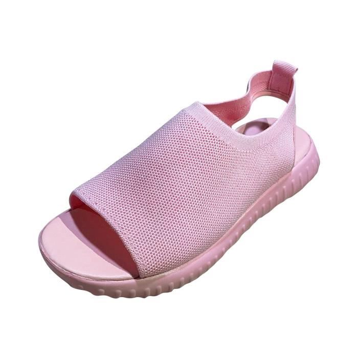 Sandales Bébé Fille été - Design Fleur - Respirantes Et Antidérapantes - Pour Plage, Piscine, Intérieur - Confortables Et Légères