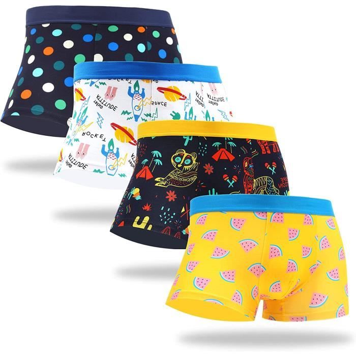 BOXER SHORTY Shorty Homme Coton Slip Color Cale on Motif Dr le