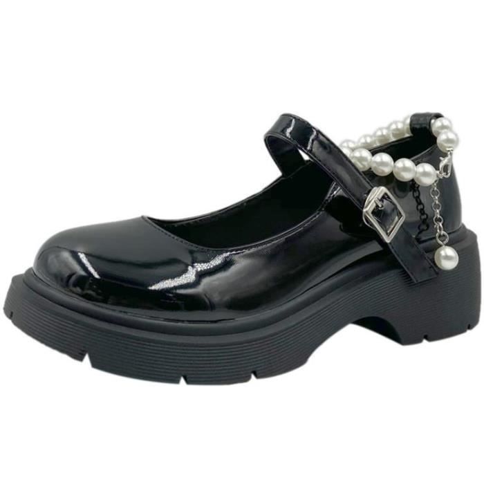 Escarpins Femme Talon Bloc 6 Cm – Chaussures D'été Décontractées (semelle Caoutchouc, Bout Ouvert, Couleur Unie)