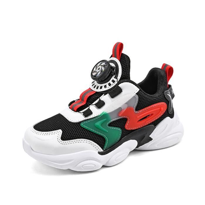 Baskets Enfants Avec Roulettes Rétractables Et Lumières LED Clignotantes - Chaussures Football, Tennis Et Roller Garçon Fille