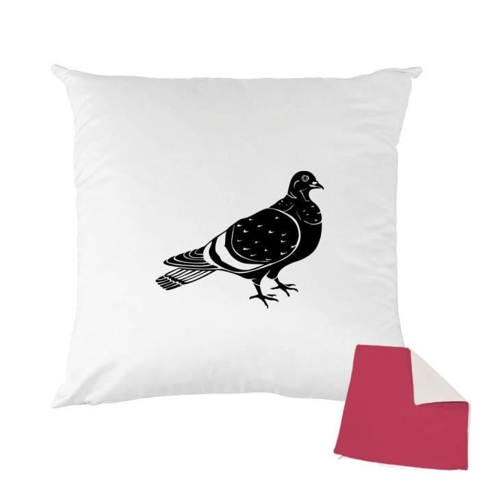 Mygoodprice Housse de Coussin Bicolore imprimé 40x40 cm