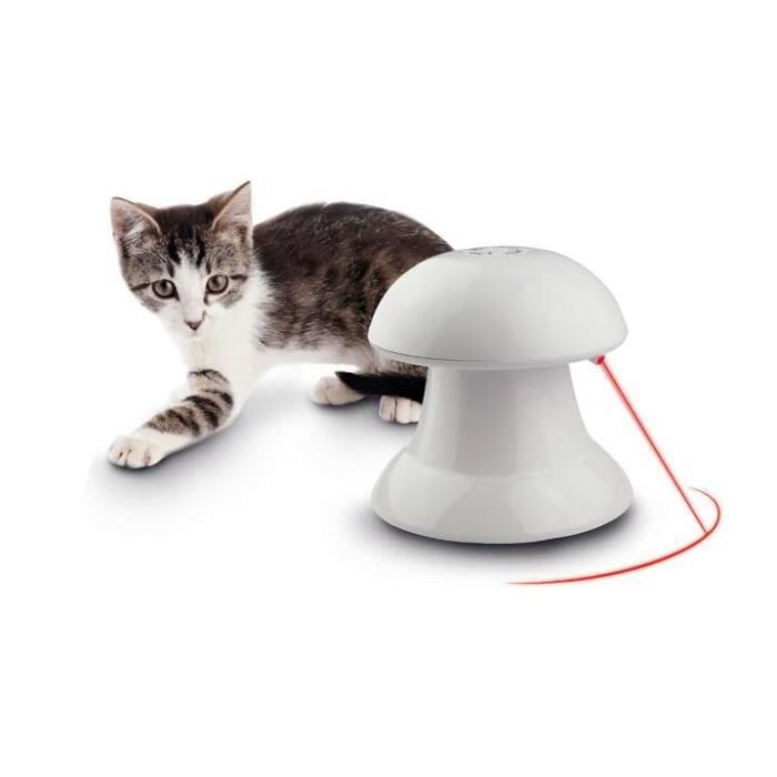 Remycoo Le Jouet Chat Electronique Automatique Rotatif Point De Lumiere Chat Jouet Interactif Rayon Infrarouge Jouets Pour Animaux Cdiscount