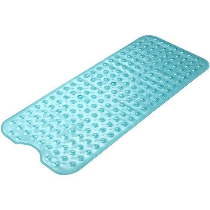 Tapis De Douche Antidérapant 70x70cm Gris - Ventouses Puissantes PVC Anti-Moisissure - Sécurité Salle De Bain