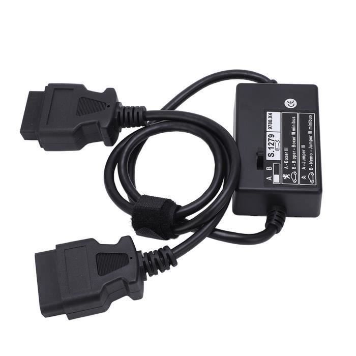 Adaptateur OBD Vers USB 5V 2A Avec Interrupteur – Charge Téléphone, GPS, Dashcam En Voiture