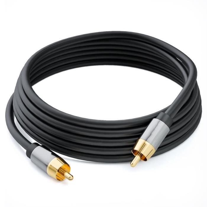 Fever HIFI Câble Coaxial Audio NuméRique Coaxial 75 Ohm Ligne Caisson ...