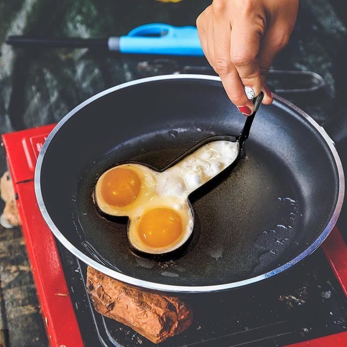 Sonew Moule à œufs au plat Moule à œufs frits amusant en acier inoxydable,  anneau antiadhésif avec poignée, culinaires cuisine - Cdiscount Maison