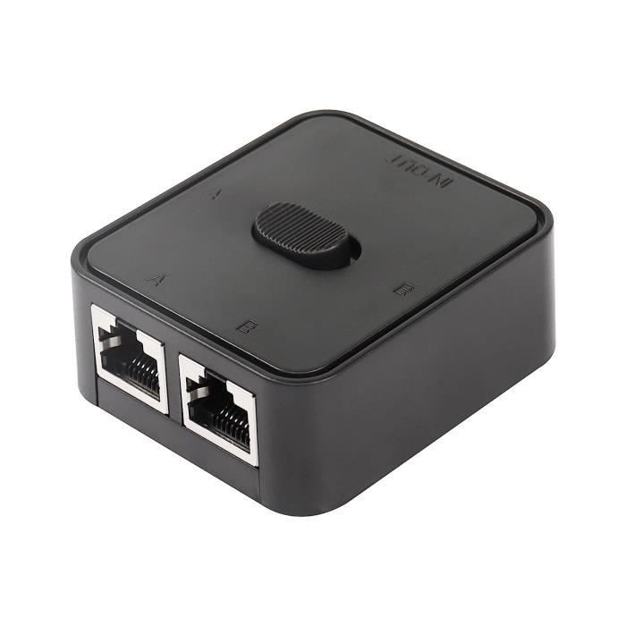 Switch RJ45, Switch Ethernet 1 à 3, 3 Ports 1000Mbps Network LAN Switch